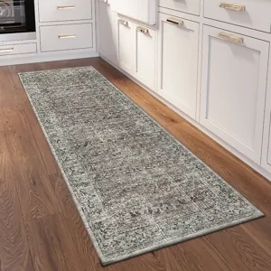 Jericho Mushroom 2\'6\" x 8\' Runner Rug