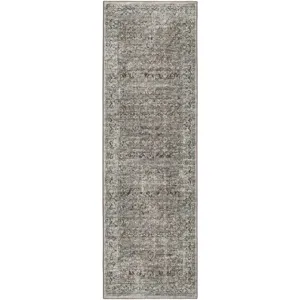 Jericho Mushroom 2\'6\" x 8\' Runner Rug
