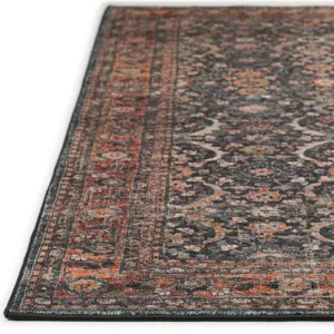 Jericho Charcoal 10\' x 10\' Round Rug
