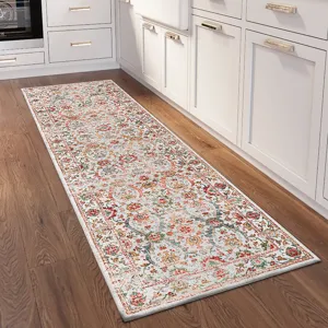 Jericho Ivory 2\'6\" x 12\' Runner Rug