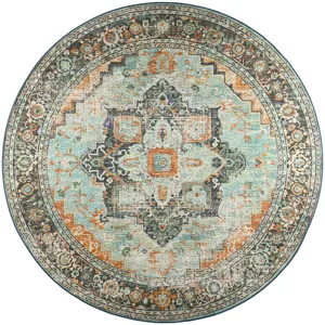 Jericho Mist 6\' x 6\' Round Rug
