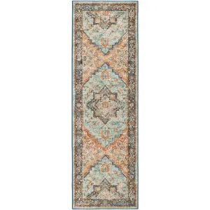 Jericho Mist 2\'6\" x 10\' Runner Rug
