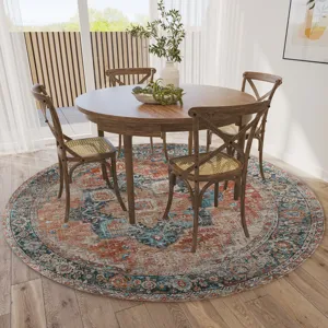 Jericho Spice 6\' x 6\' Round Rug