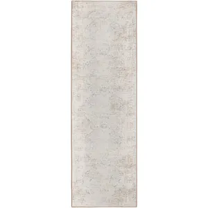 Jericho Pearl 2\'6\" x 12\' Runner Rug