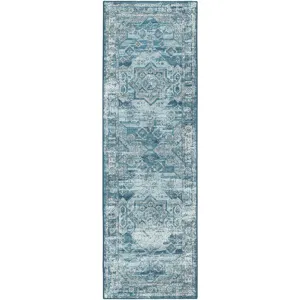 Jericho Denim 2\'6\" x 10\' Runner Rug