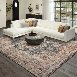 Jericho Charcoal 5\' x 7\'6\" Rug