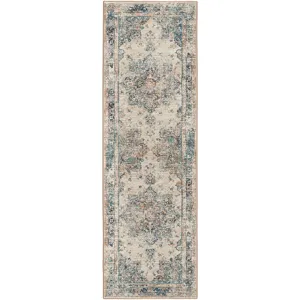 Jericho Linen 2\'6\" x 12\' Runner Rug