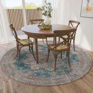 Jericho Riviera 4\' x 4\' Round Rug