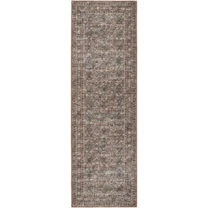 Jericho Latte 2\'6\" x 10\' Runner Rug