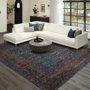 Jericho Navy 9\' x 12\' Rug