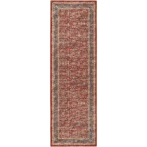Jericho Scarlett 2\'6\" x 12\' Runner Rug