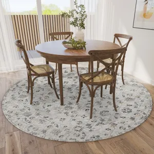 Jericho Mink 8\' x 8\' Round Rug
