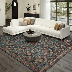 Jericho Navy 8\' x 10\' Rug