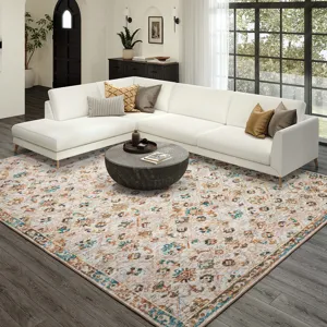 Jericho Parchment 5\' x 7\'6\" Rug