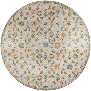 Jericho Parchment 10\' x 10\' Round Rug