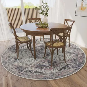 Jericho Pearl 10\' x 10\' Round Rug