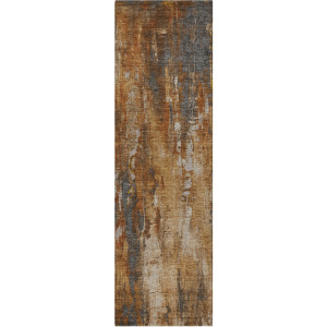 Luxury Washable Indoor/Outdoor Kochi Rust 2'3
