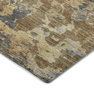Luxury Washable Indoor/Outdoor Kochi Pewter 2\'3\" x 7\'6\" Runner Rug