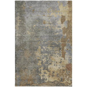 Luxury Washable Indoor/Outdoor Kochi Pewter Rug