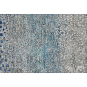 Luxury Washable Indoor/Outdoor Kochi Gray Rug