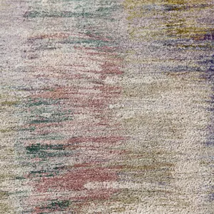 Luxury Washable Indoor/Outdoor Kochi Plum 3\' x 5\' Rug