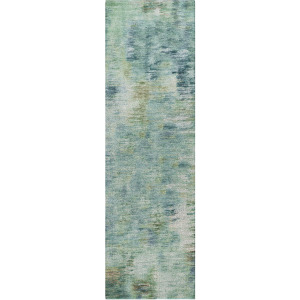 Luxury Washable Indoor/Outdoor Kochi Teal 2'3
