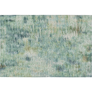 Luxury Washable Indoor/Outdoor Kochi Teal Rug