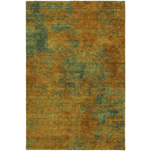 Luxury Washable Indoor/Outdoor Kochi Copper Rug