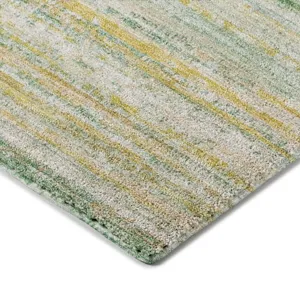 Luxury Washable Indoor/Outdoor Kochi Mint 2\'6\" x 3\'10\" Rug