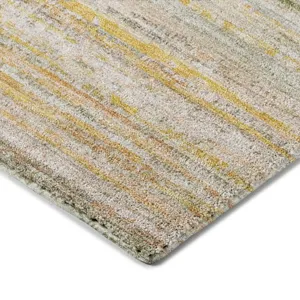 Luxury Washable Indoor/Outdoor Kochi Sage 2\'3\" x 7\'6\" Runner Rug