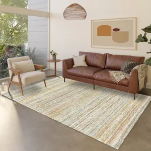 Luxury Washable Indoor/Outdoor Kochi Sage 9\' x 12\' Rug