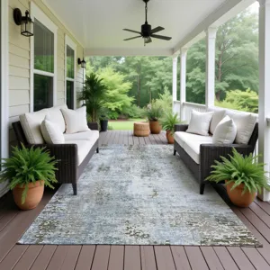 Luxury Washable Indoor/Outdoor Kochi Mocha 2\'6\" x 3\'10\" Rug