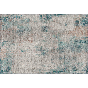 Luxury Washable Indoor/Outdoor Kochi Teal Rug
