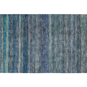 Luxury Washable Indoor/Outdoor Kochi Blue Rug