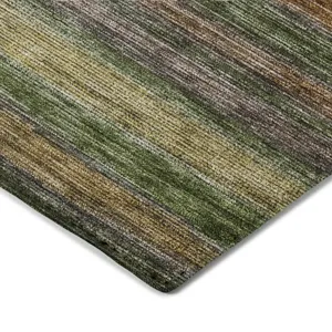 Luxury Washable Indoor/Outdoor Kochi Brown 8\' x 10\' Rug