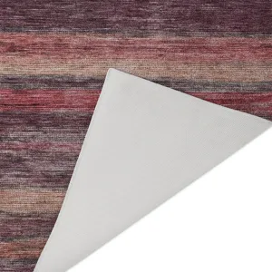 Luxury Washable Indoor/Outdoor Kochi Merlot 2\'3\" x 7\'6\" Runner Rug