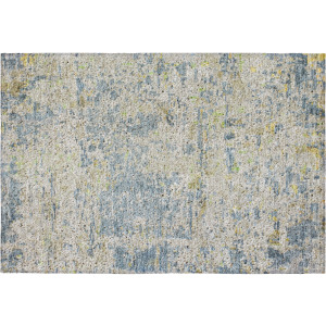 Luxury Washable Indoor/Outdoor Kochi Blue Rug