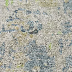 Luxury Washable Indoor/Outdoor Kochi Blue 9\' x 12\' Rug