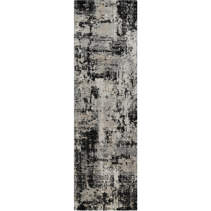 Luxury Washable Indoor/Outdoor Kochi Black 2'3