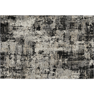 Luxury Washable Indoor/Outdoor Kochi Black Rug