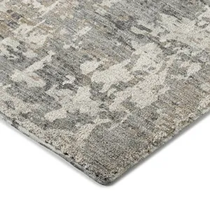 Luxury Washable Indoor/Outdoor Kochi Gray 2\'6\" x 3\'10\" Rug