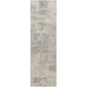 Luxury Washable Indoor/Outdoor Kochi Linen 2\'3\" x 7\'6\" Runner Rug