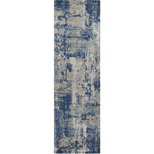 Luxury Washable Indoor/Outdoor Kochi Navy 2'3