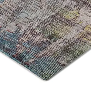 Luxury Washable Indoor/Outdoor Kochi Plum 8\' x 10\' Rug
