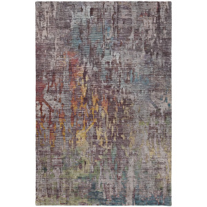 Luxury Washable Indoor/Outdoor Kochi Plum Rug