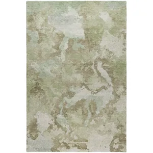 Luxury Washable Indoor/Outdoor Kochi Aloe 5\' x 7\'6\" Rug