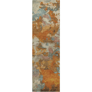 Luxury Washable Indoor/Outdoor Kochi Copper 2'3