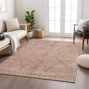 Indoor/Outdoor Karaj Pink 10\' x 14\' Rug