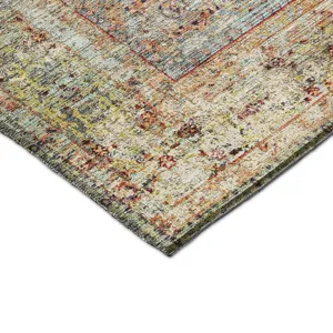 Indoor/Outdoor Karaj Coral 5\' x 7\'6\" Rug