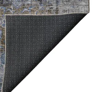 Indoor/Outdoor Karaj Blue 8\' x 10\' Rug